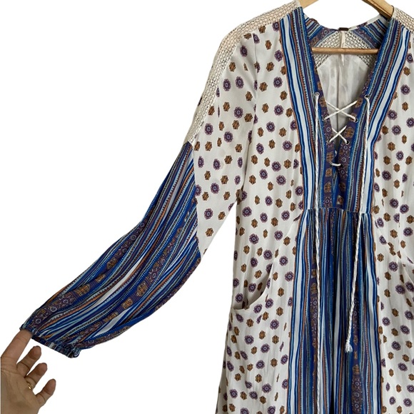 Free People Rain Shine Printed Swing Dress - Picture 5 of 13